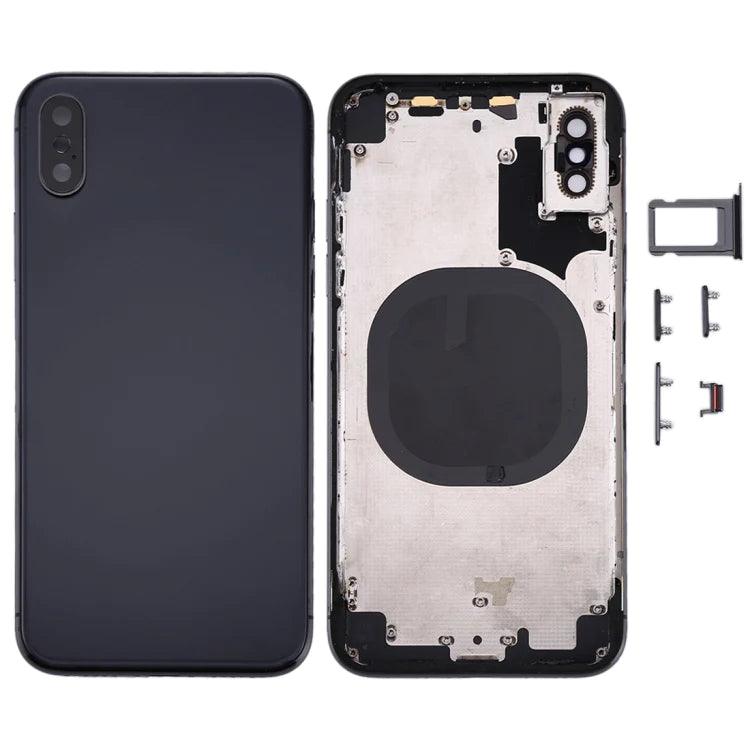 Back Housing Cover with SIM Card Tray & Side keys for iPhone X(Black) - Best Cell Phone Parts Distributor in Canada, Parts Source Back Housing Cover with SIM Card Tray & Side keys for iPhone X(Black) - Best Cell Phone Parts Distributor in Canada, Parts Source
